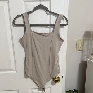 Abercrombie & Fitch Soft Beige Bodysuit